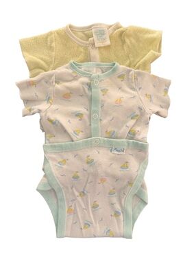 Vintage Pilucho Baby Romper Set of 2